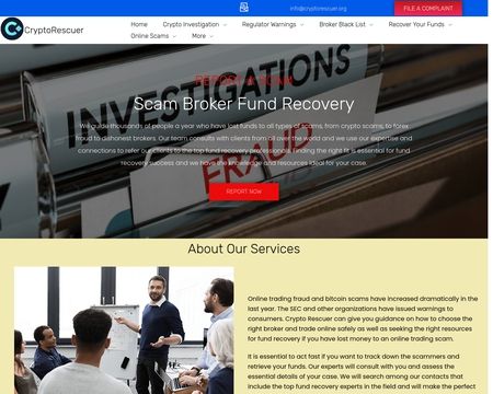 website thubmnail of Cryptorescuer.org