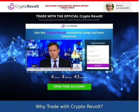 website thubmnail of Crypto Revolt