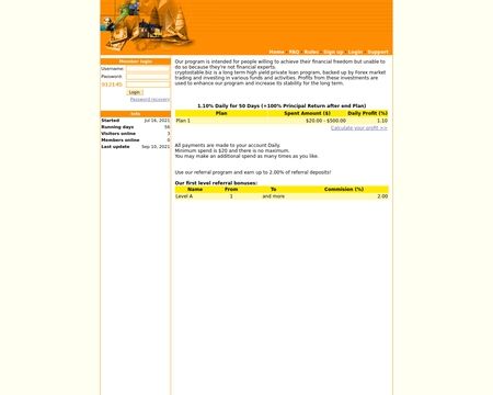 website thubmnail of Cryptostable.biz