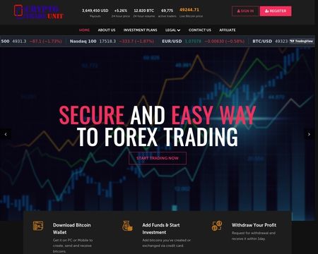 website thubmnail of Cryptotradeunit
