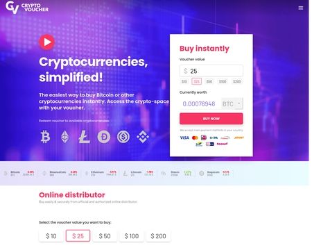 website thubmnail of Cryptovoucher.io