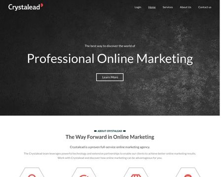website thubmnail of Crystalead