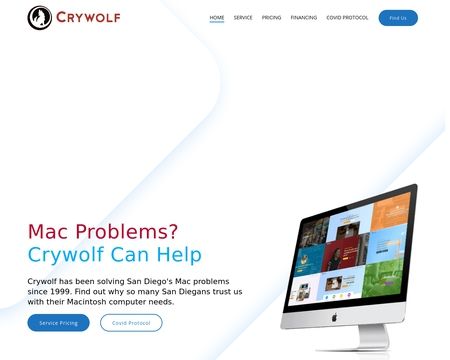 website thubmnail of Crywolf