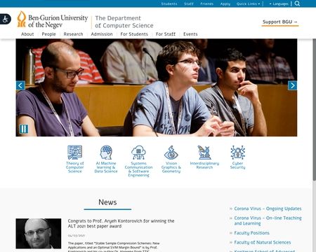 website thubmnail of Cs.bgu.ac.il