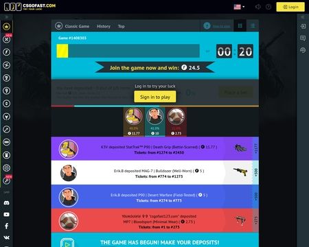 website thubmnail of CSGOFAST