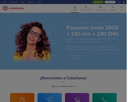 website thubmnail of CubaLlama