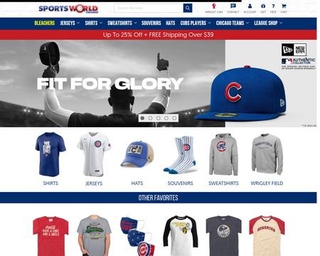 website thubmnail of Sports World Chicago
