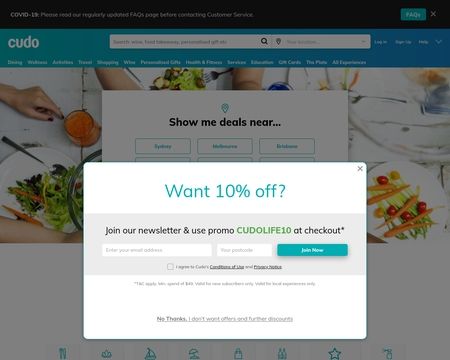 website thubmnail of Cudo