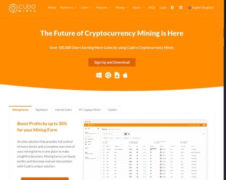 website thubmnail of Cudominer