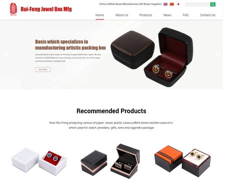 website thubmnail of Cufflink-box.net