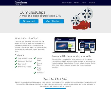 website thubmnail of CumulusClips