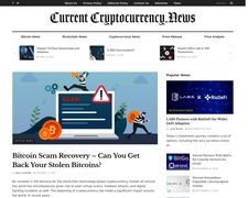 Thumbnail of Currentcryptocurrency.news