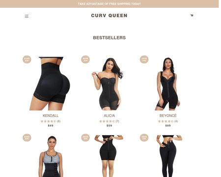 website thubmnail of Curv Queen