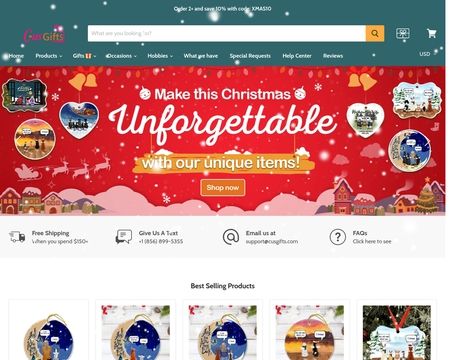 website thubmnail of Cusgifts
