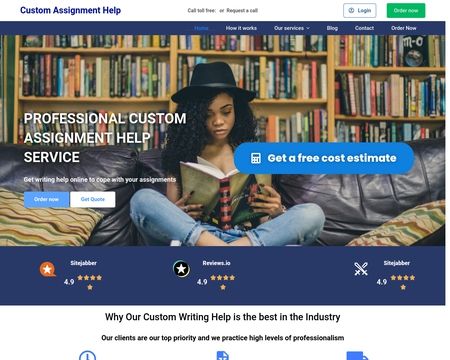 website thubmnail of Customassignmenthelp