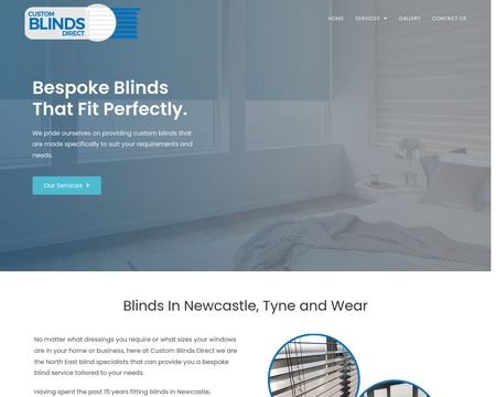 website thubmnail of Custom Blinds Direct