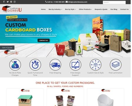 website thubmnail of Custom Boxes U