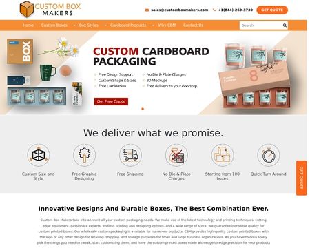 website thubmnail of https://www.customboxmakers.com/