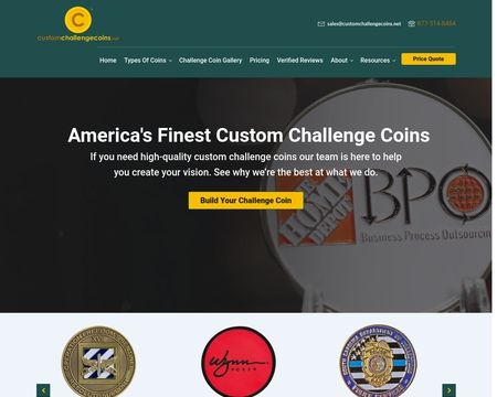 website thubmnail of CustomChallengeCoins