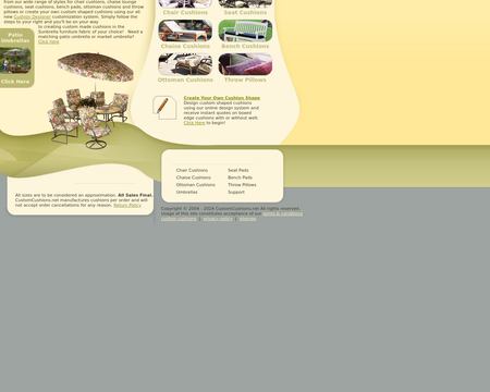 website thubmnail of CustomCushions.net