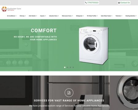 website thubmnail of Customers Care