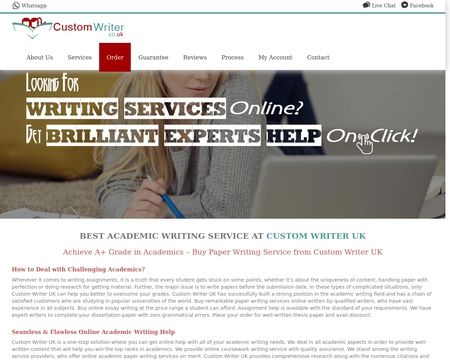 website thubmnail of Customwriter.co.uk