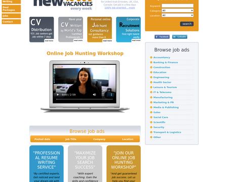 website thubmnail of CVWarehouse