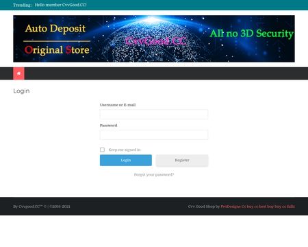 website thubmnail of Cvvgood.cc