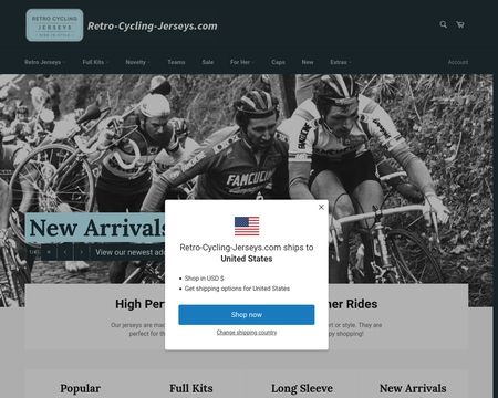 website thubmnail of Retro Cycling Jerseys