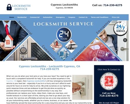 website thubmnail of Cypress-locksmiths