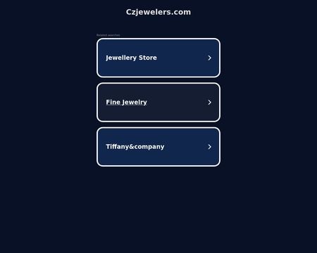 website thubmnail of Czjewelers