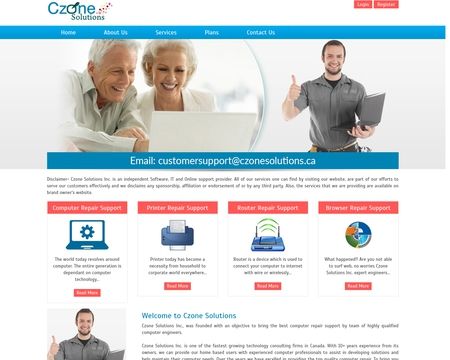 website thubmnail of Czonesolutions.ca