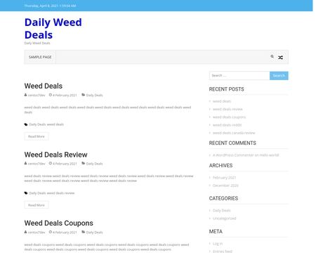 website thubmnail of Daily Dealy
