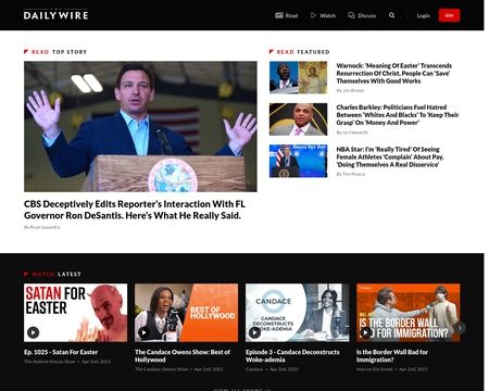 website thubmnail of Dailywire