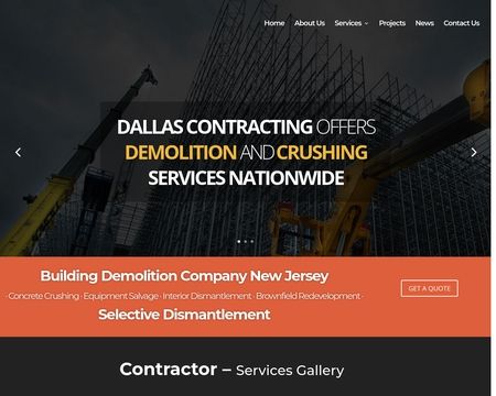 website thubmnail of Dallascontracting