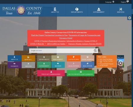 website thubmnail of Dallas County