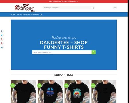 website thubmnail of Dangertee