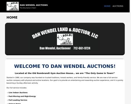 website thubmnail of Danwendelauctions