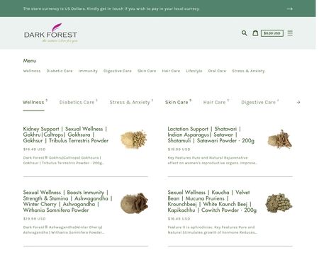 website thubmnail of DarkForest.co
