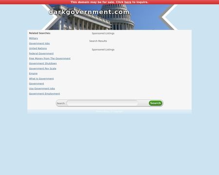 website thubmnail of Dark Government