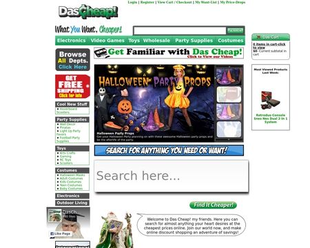 website thubmnail of DasCheap