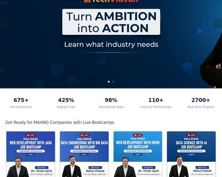 website thubmnail of Dataflair