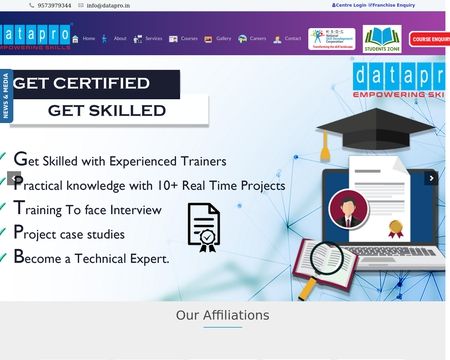 website thubmnail of Datapro.in