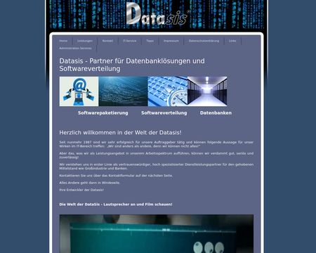 website thubmnail of Datasis.de