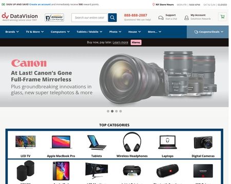 website thubmnail of DataVision