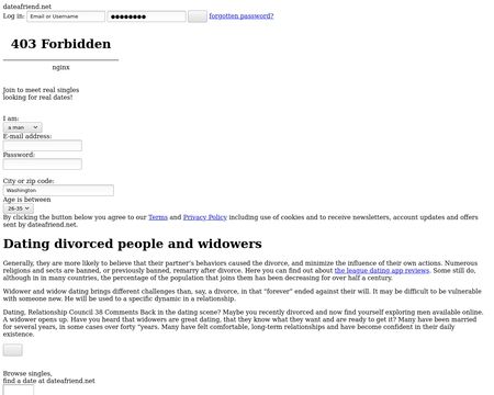website thubmnail of Dateafriend.net