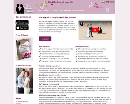 website thubmnail of Datingwomenukraine