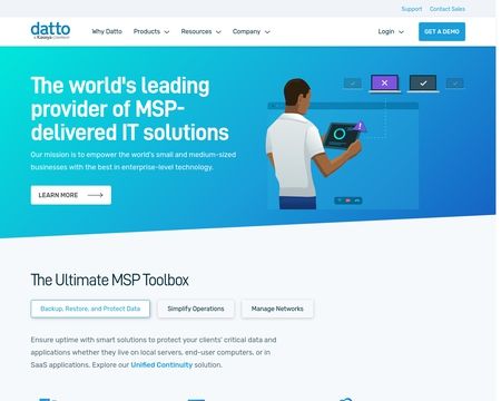 website thubmnail of Datto