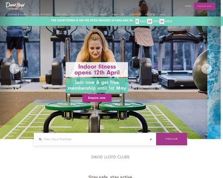 website thubmnail of David Lloyd Clubs