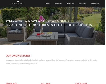 website thubmnail of DawsonsDepartmentStore.co.uk